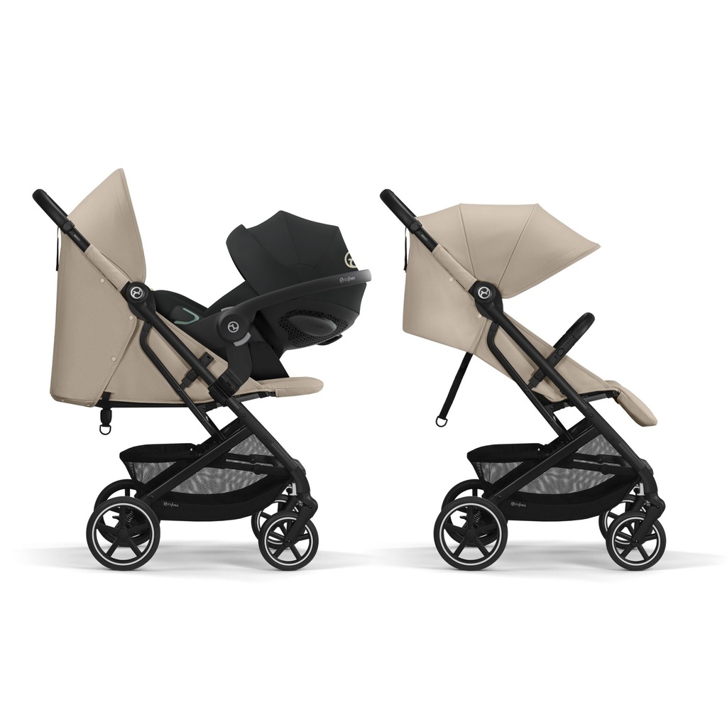 Cybex | Buggy Beezy 2.0 Almond Beige Frame Black Aluminium