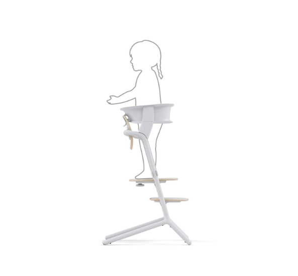 Cybex | Leertoren vr eetstoel Lemo all white