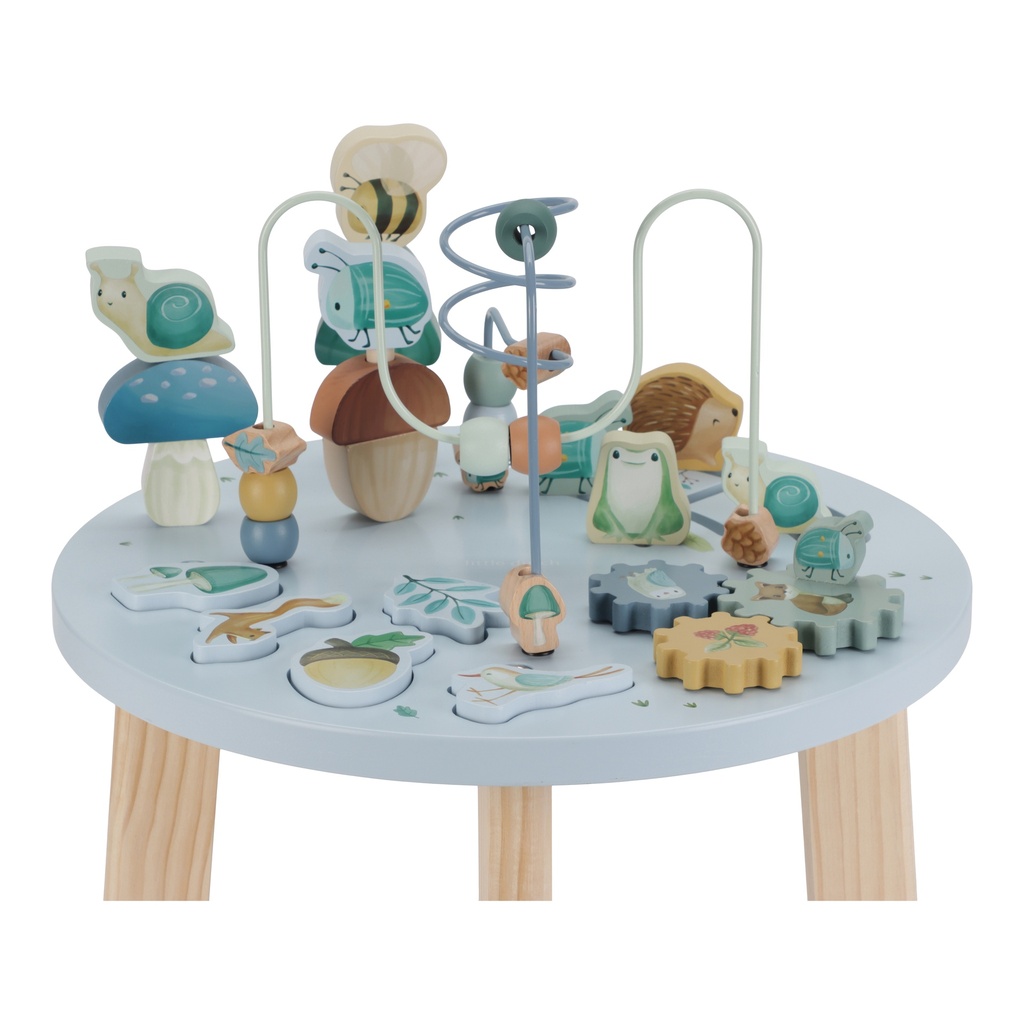 Little Dutch | Activiteitentafel Forest Friends Blauw +18M