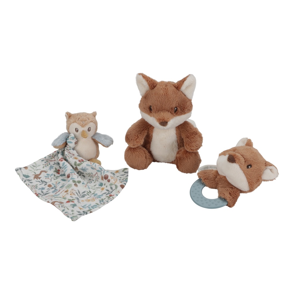 Little Dutch | Giftset Knuffels Forest Friends Blauw +0M