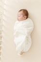 INBAKEREN, 62 cm, 0.5TOG, Piep, pure, ecru, katoen, van 0 maand tot 3 maand, van 2.5 kg tot 5.5 kg, Little Human