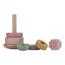 Little Dutch | Tuimelstapelaar Hout Fairy Garden Roze +12M