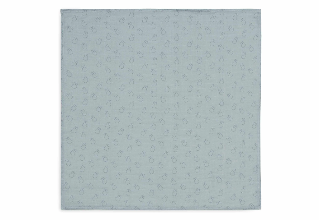 Jollein | Hydrofiele doek Miffy Silhouettes Sea Green 70x70cm (3/stk)