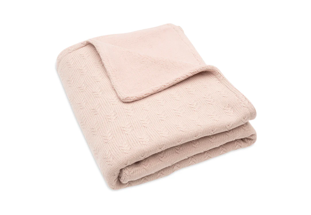 Jollein | Deken Grain Knit wild rose TOG 2.0 100x150cm