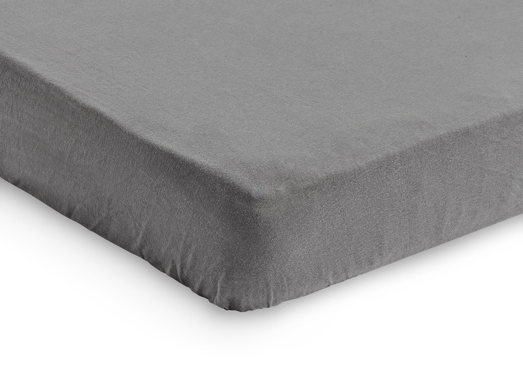 Jollein | Hoeslaken Storm Grey wieg/draagmand 40/50x80/90cm