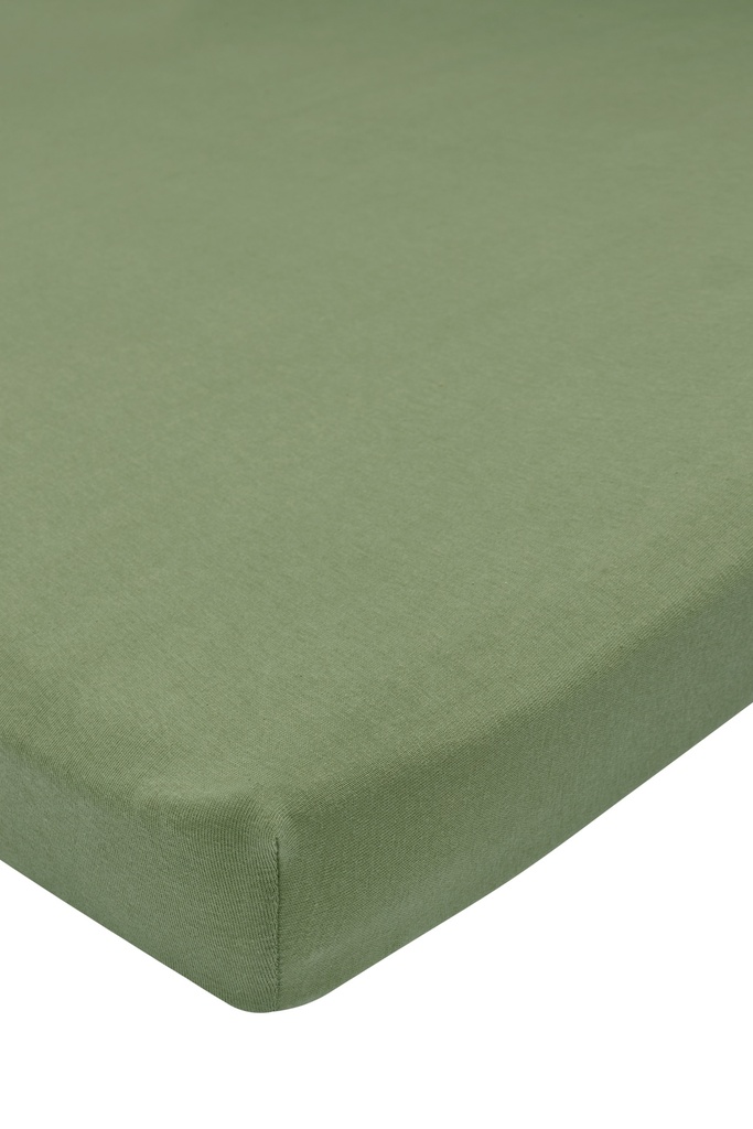 Meyco | Hoeslaken Parkmatras Olive Green 75x95cm