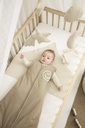 Meyco | Slaapzak Smiley Met Afritsbare Mouwen 2.5 TOG Taupe/Offwhite 110cm