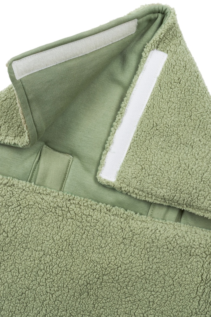 Meyco | Voetenzak Teddy Olive Green  40x82cm