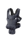 BABYBUIDEL, 3D Mesh, Move, antraciet, 100% polyester, 0 maand (3.2 kg) tot 24 maand (12 kg), positie buik/M houding