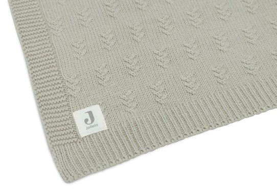 Jollein | Deken 100x150cm Grain Knit aograan olive green