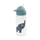 DRINKBEKER, 350 ml, Straw Bottle, Elphee, blue, print olifant, PP, deksel, rietje, 1 stuk(s), 24