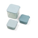 BEWAARPOTJE, Food Storage Container Set M, Elphee, blue, blauw, PP/PP, 2x 240 ml/1x 900 ml, 24