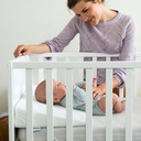 HOOFDKUSSEN, Rest Easy Large, vr babybed, wit, 60 cm x 35 cm, dikte: 9 cm, hellingsgraad van 10°, 2023