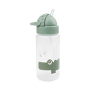 DRINKBEKER, 350 ml, Straw Bottle, Croco, green, print krokodil, PP, deksel, rietje, 1 stuk(s), 24