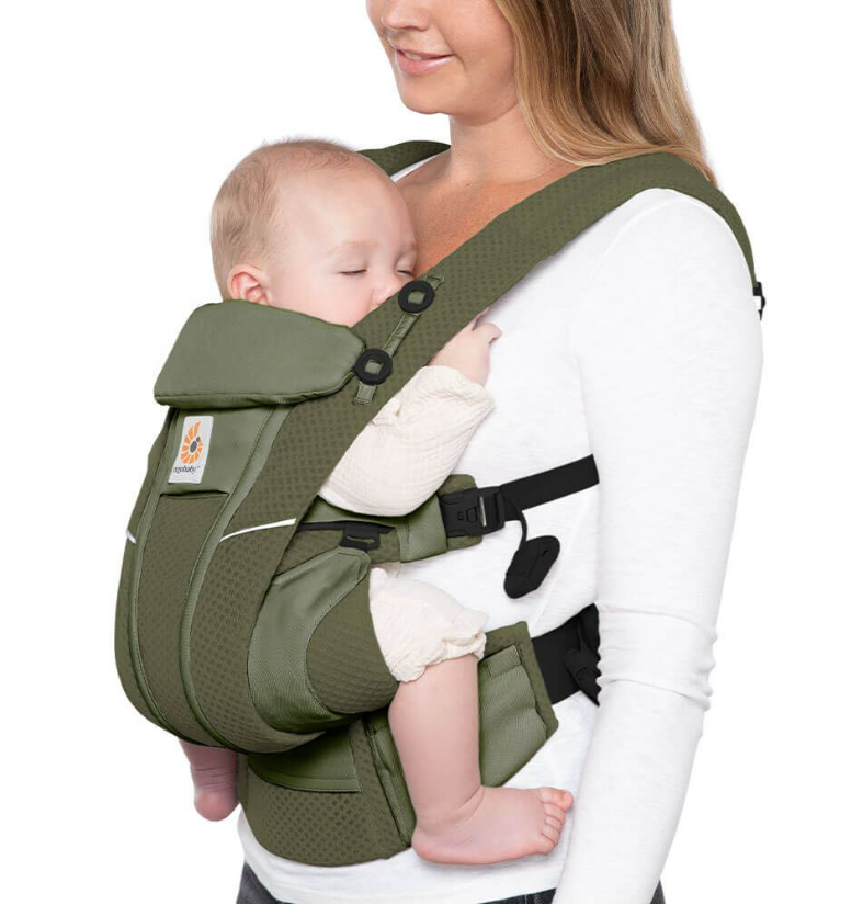 Ergobaby | Babybuidel Omni Breeze SoftFlex mesh Olive green