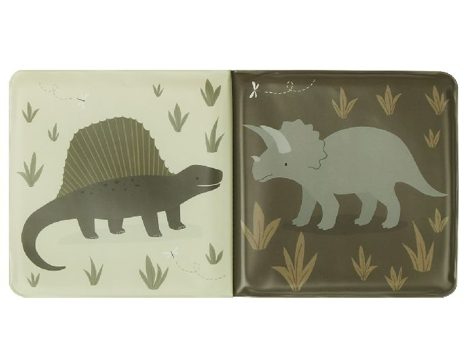 A Little Lovely Company | Bath Book Dinosaurussen Groen +0M