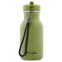 DRINKBEKER, 350ml, Mr. Dino, groen, uni/print dino, aluminium, deksel, drinktuit, drinkfles, School (040)