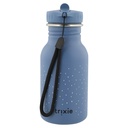 DRINKBEKER, 350ml, Mrs. Elephant, dark blue, uni/print olifant, alu, deksel, drinktuit, drinkfles, School (040)