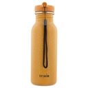 DRINKBEKER, 500ml, Mr. Fox, rusty orange, uni/print vos, alu, deksel, drinktuit, drinkfles, School (041)