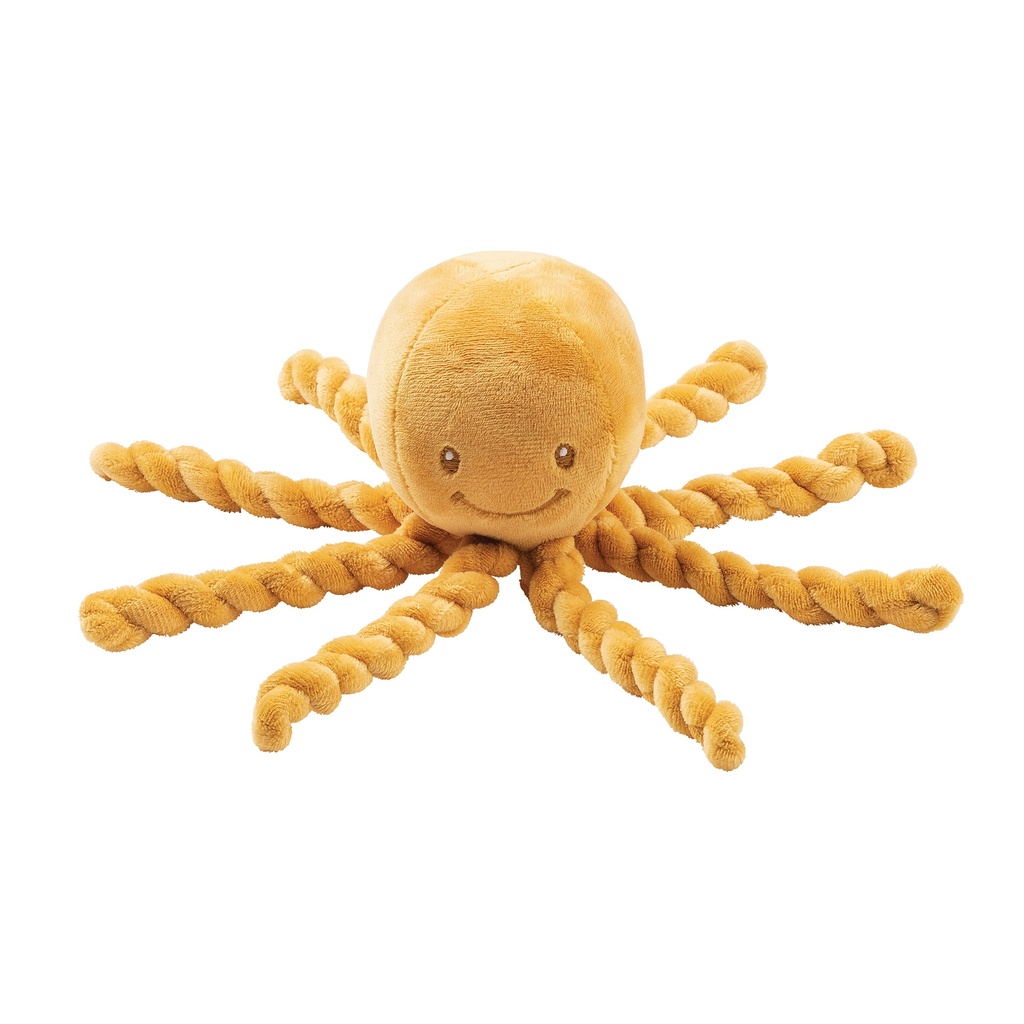 PLUCHE KNUFFEL, Cuddly, Lapidou ochre, geel, octopus, uni, 28 cm, textiel, vanaf 0 maand, 2024