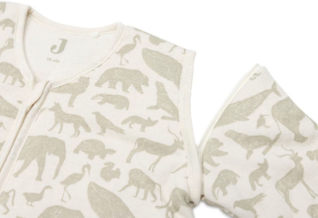 Jollein | Slaapzak Animals Olive Green 3.0TOG 70cm