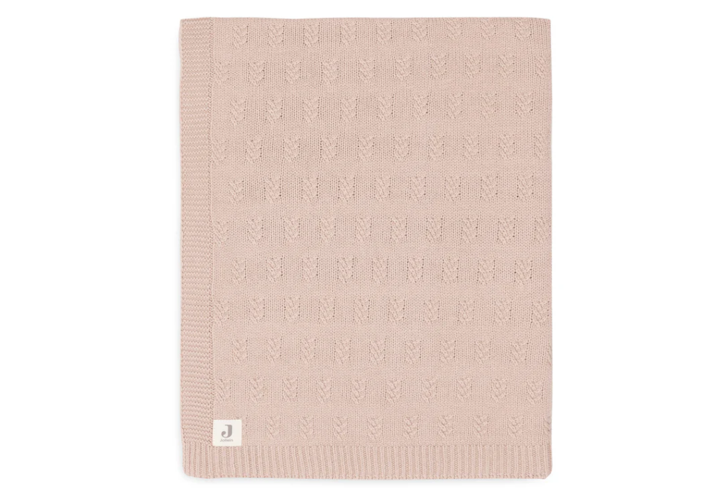 Jollein | Deken Grain Knit Wild Rose 75x100cm