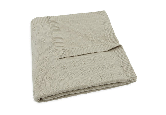 Jollein | Deken Grain Knit Olive Green 100x150cm