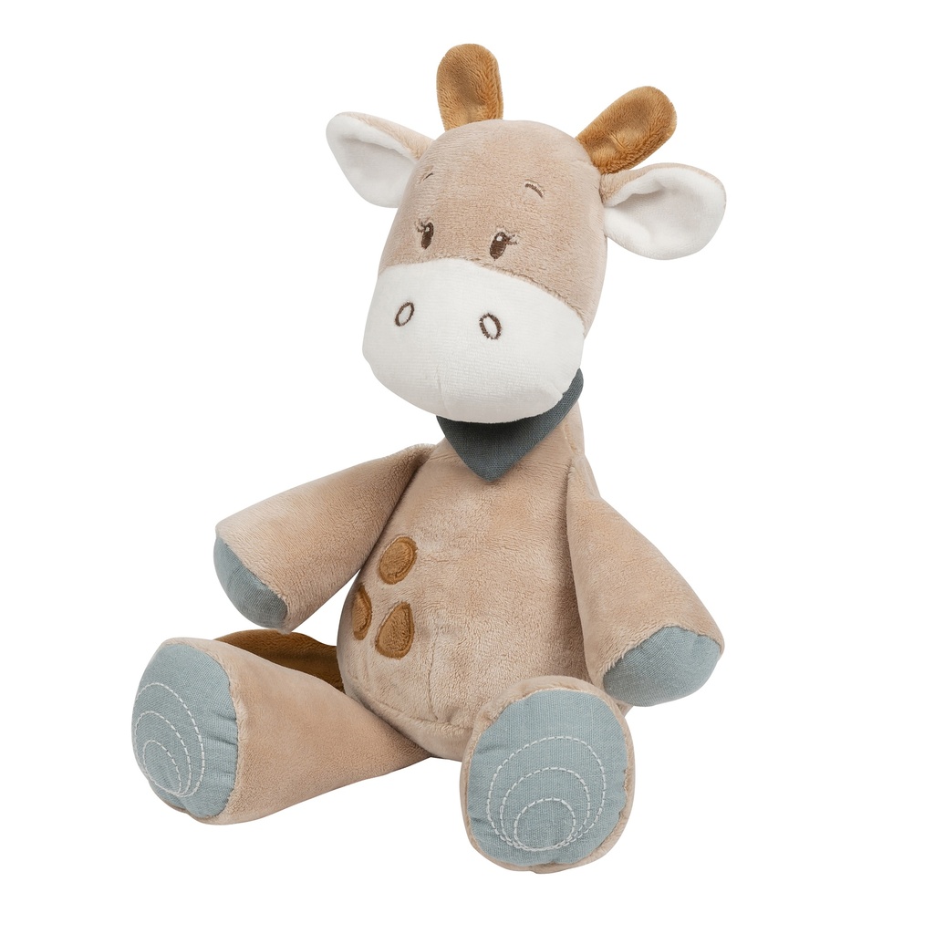 Nattou | Pluche knuffel Cuddly Luna the giraffe Luna & Axel  groen/bruin 30cm