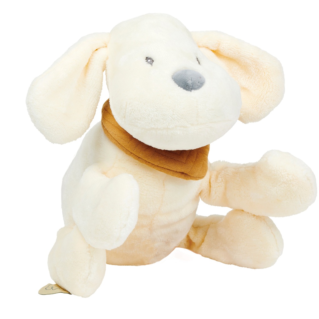 Nattou | Pluche knuffel Cuddly Dog Flannel Charlie vanilla 30cm