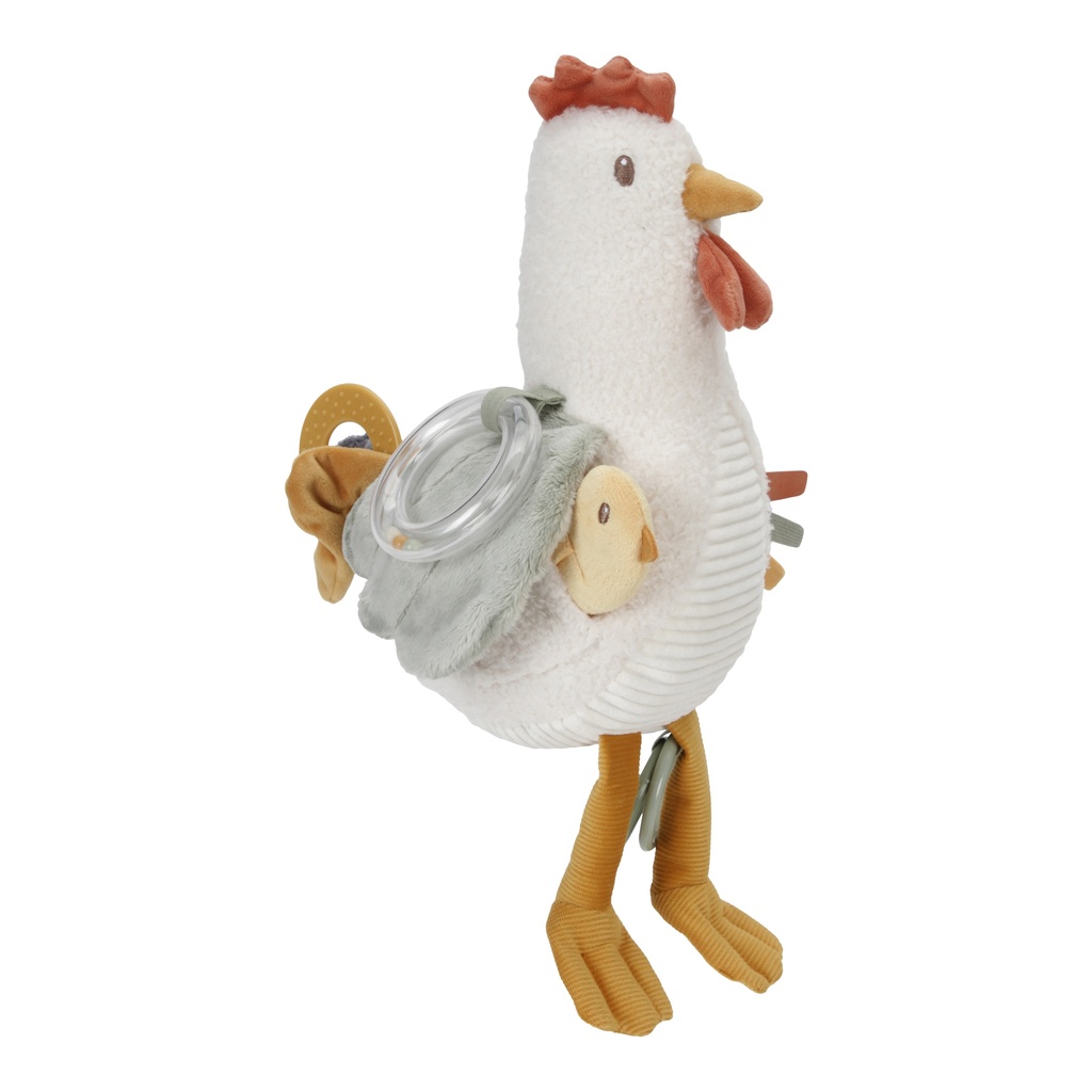 Little Dutch | Activiteitenknuffel Little Farm Kip H25cm