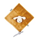 KNUFFELDOEK / DOUDOU, Charlie, bruin, Doudou Dog Flannel, caramel, hond, uni, textiel, vanaf 0 maand