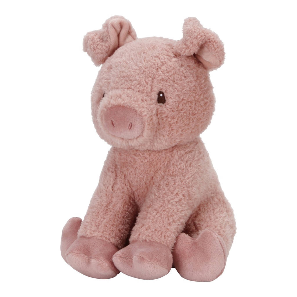 PLUCHE KNUFFEL, H25 cm, Knuffel varken, Little Farm, roze, varken, textiel, vanaf 0 maand, 2023