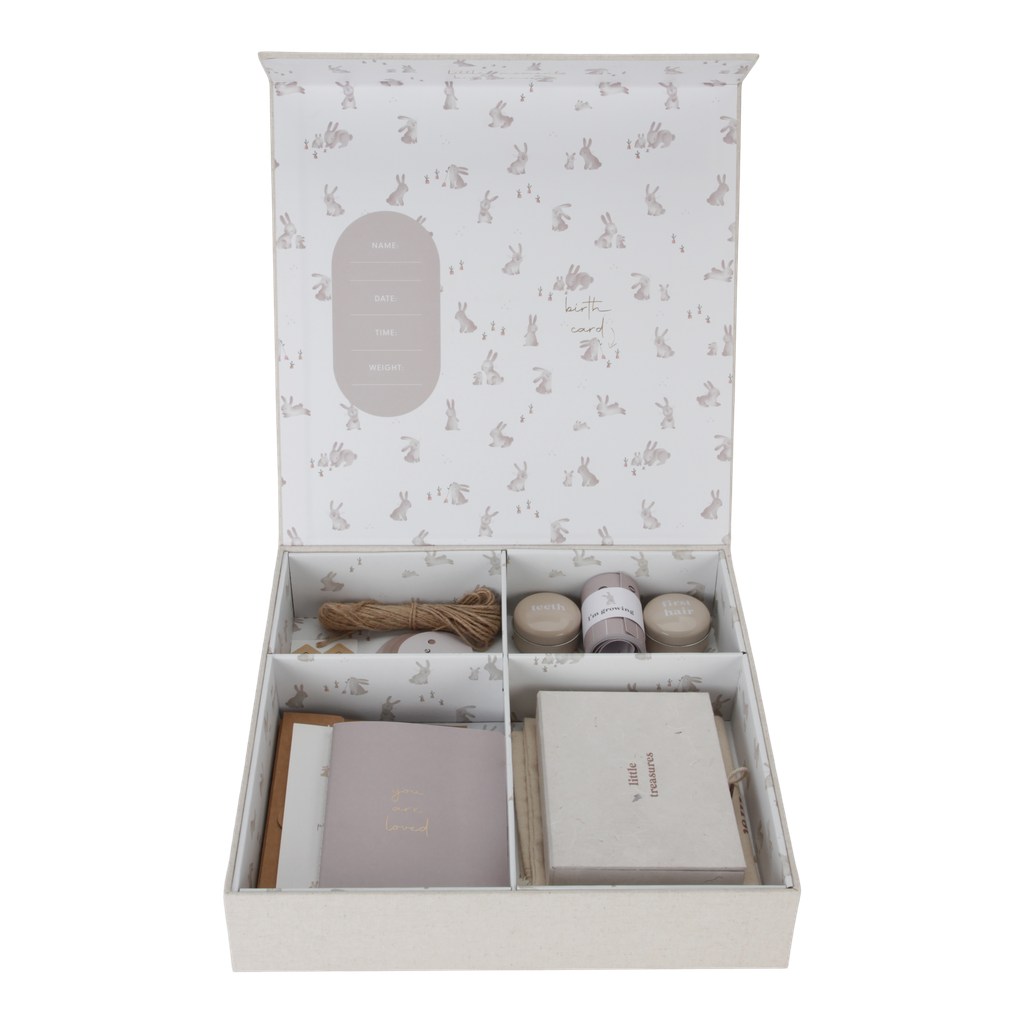 Little Dutch | Herinneringsdoos Baby Bunny Memory Box Grijs