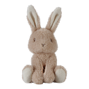 Little Dutch | Pluche Knuffel Baby Bunny Konijn Bruin/Ecru H15cm 