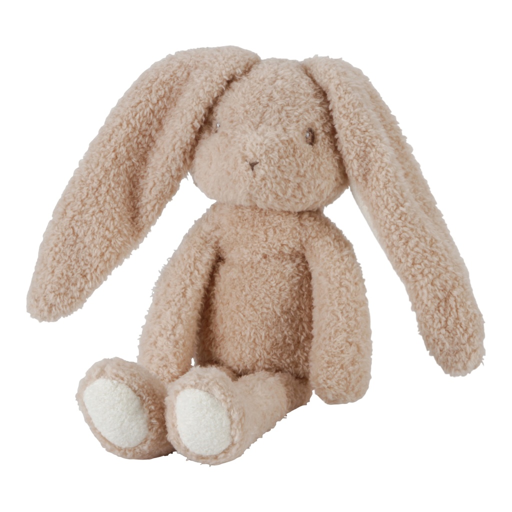 PLUCHE KNUFFEL, H32 cm, Baby Bunny, bruin/ecru, konijn, textiel, vanaf 0 maand