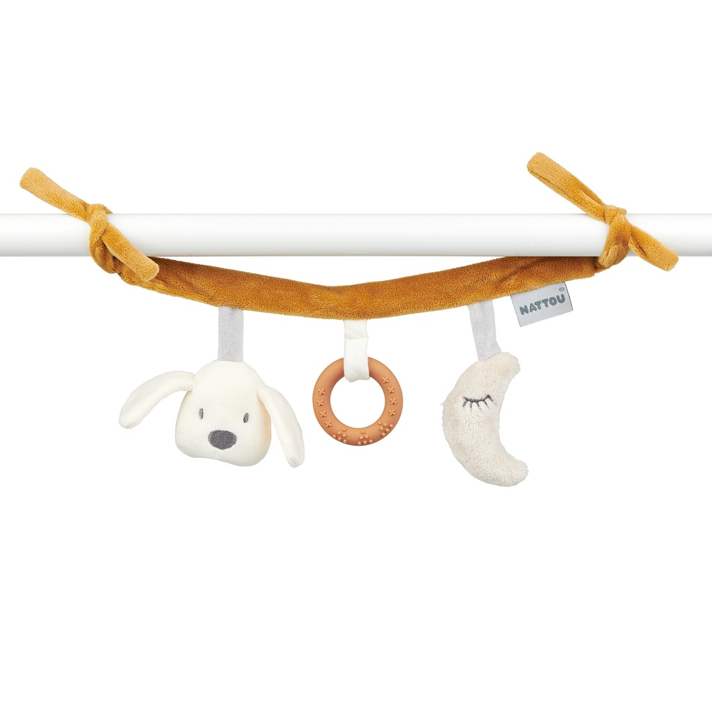 MAXI-COSI HANGER, Maxi Toy, Charlie, bruin/ecru, uni, textiel, +muziek, +activities, vanaf 0 maand