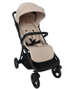 BUGGY, Compact buggy, beige, bruin, zwart alu frame, zwenkwielen, +beugel, +boodschappenm, vierwieler, 2024