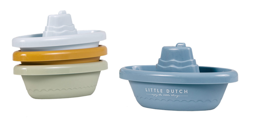 Little Dutch | Badspeelgoed Bad Bootjes blauw