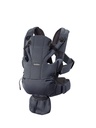 BABYBUIDEL, 3D Mesh, Move, antraciet, 100% polyester, 0 maand (3.2 kg) tot 24 maand (12 kg), positie buik/M houding