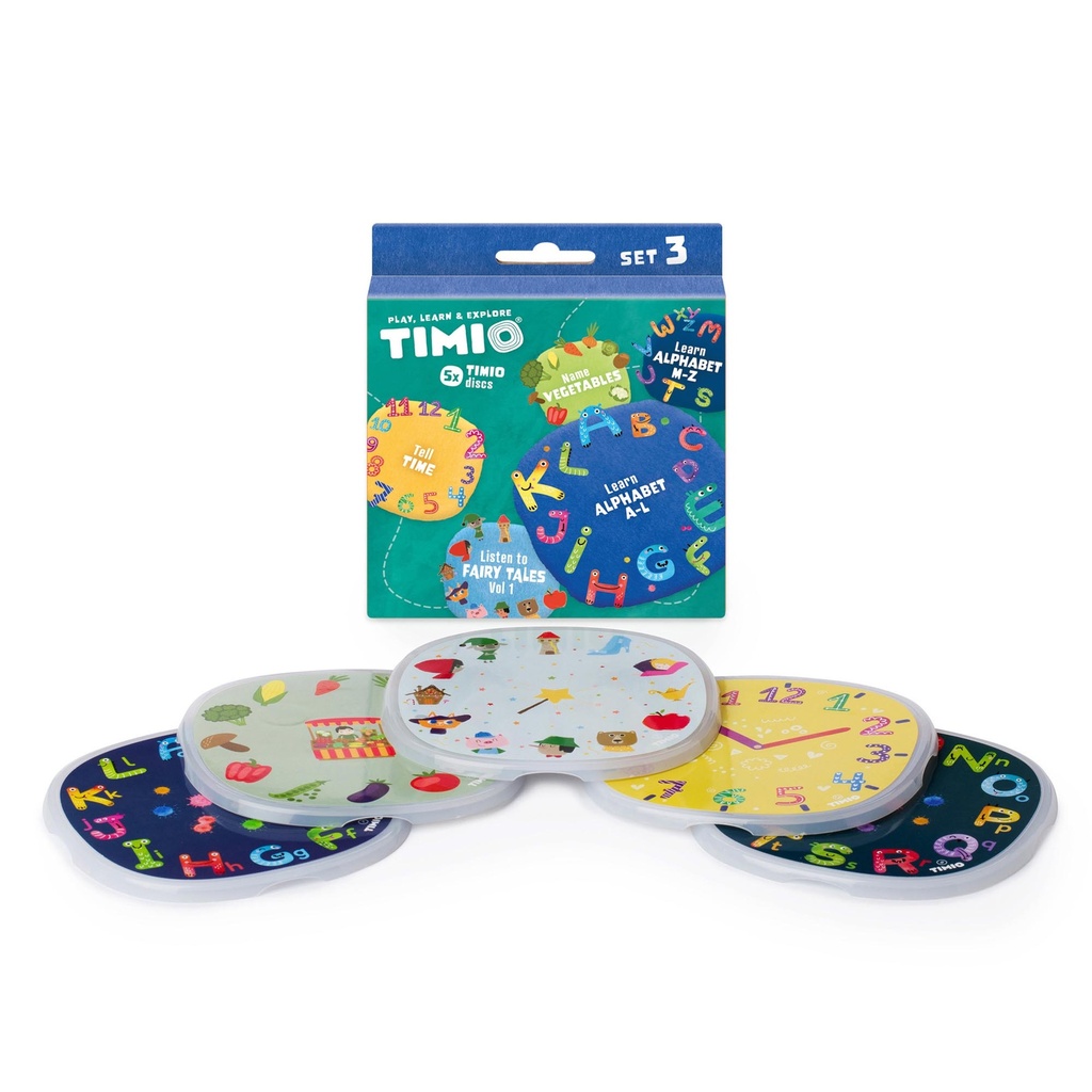 Timio | Educatief Speelgoed Disc pack set 3