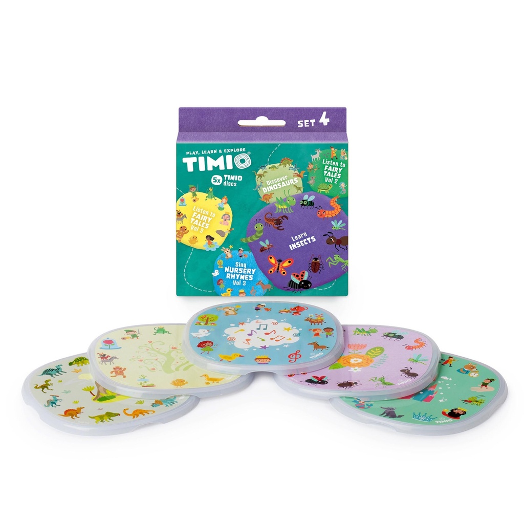 Timio | Educatief Speelgoed Disc pack set 4 