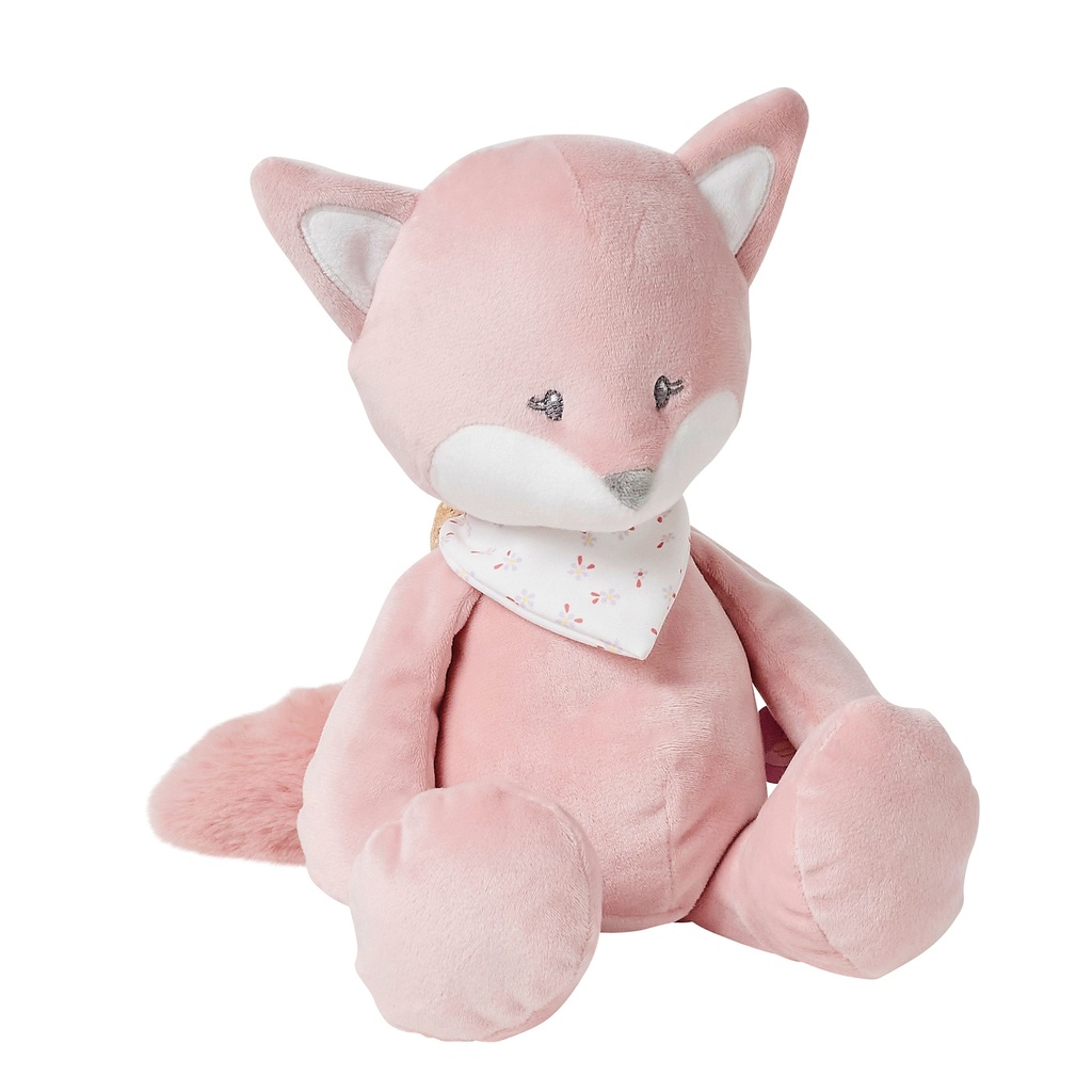 PLUCHE KNUFFEL, 32cm, Cuddly Alice the fox, Alice & Pomme, roze, vos, textiel, vanaf 0 maand