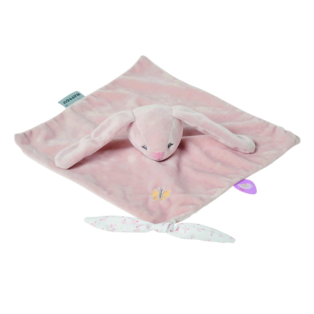 Nattou | Knuffeldoek / Doudou Pomme the bunny Alice & Pomme ecru