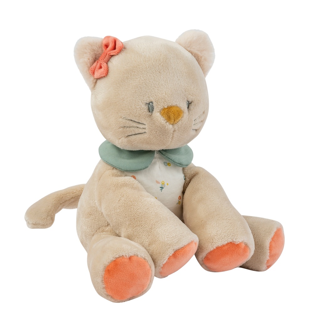 PLUCHE KNUFFEL, H30 cm, Lana the cat, Mila, Lana & Zoe, zand beige, ecru, kat, textiel, vanaf 0 maand, 2023