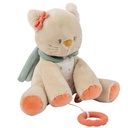 MUZIEKTREKKER, H30 cm, Musical Lana the cat, Mila, Lana & Zoe, zand beige, cat, textiel, +muziek, vanaf 0 maand, 2023