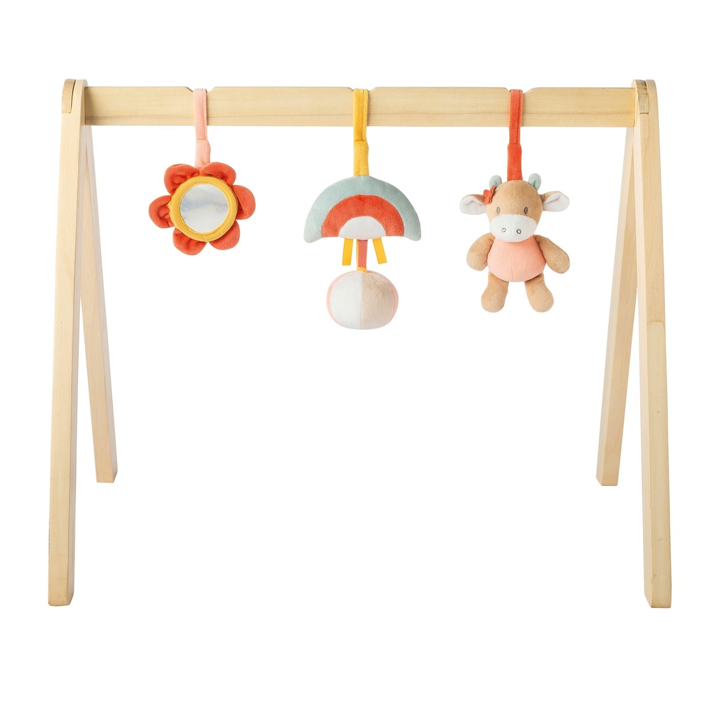 Nattou | Speelboog met speeltjes Wooden Arches with Toys Mila, Lana & Zoë koraal