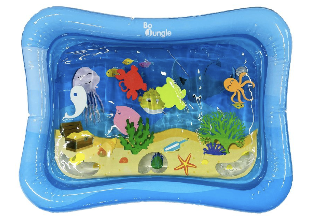 BoJungle | Speeltapijt Zonder Speelboog Watermat Sea Friends Blauw +0M