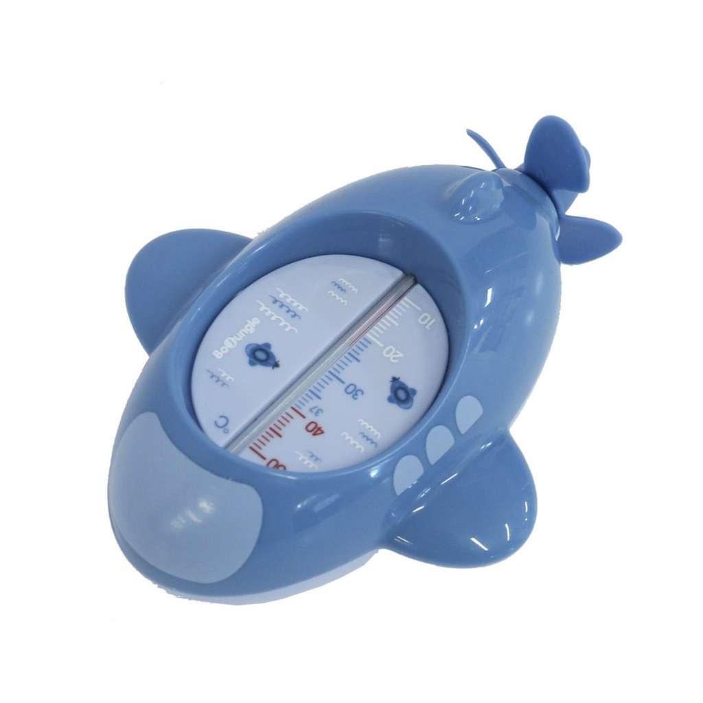 BADTHERMOMETER, analoog, Submarine bath thermometer, blauw, duikboot, waterdicht, thermometer