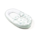 Doomoo | Babynest cocoon leaves aqua green 