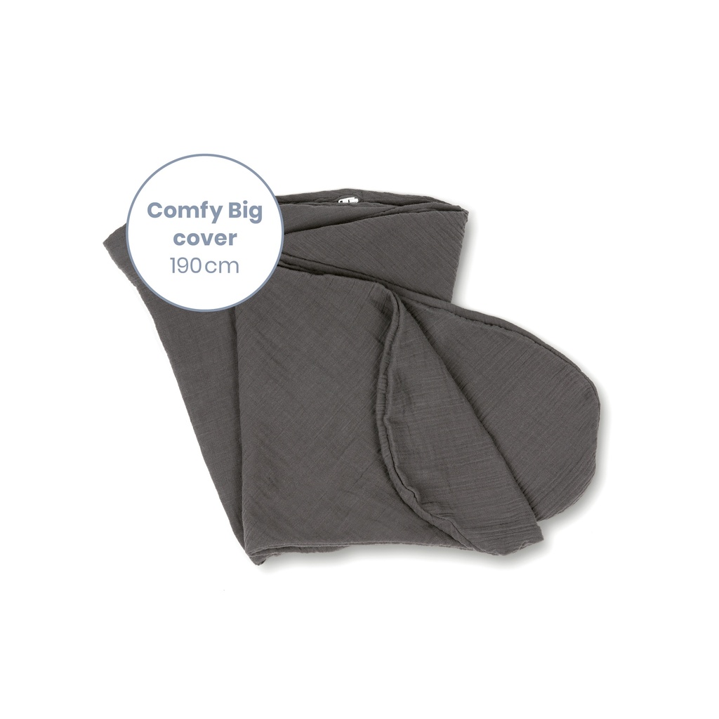 Doomoo | Positioneringskussenhoes Comfy  Big Cover Grey